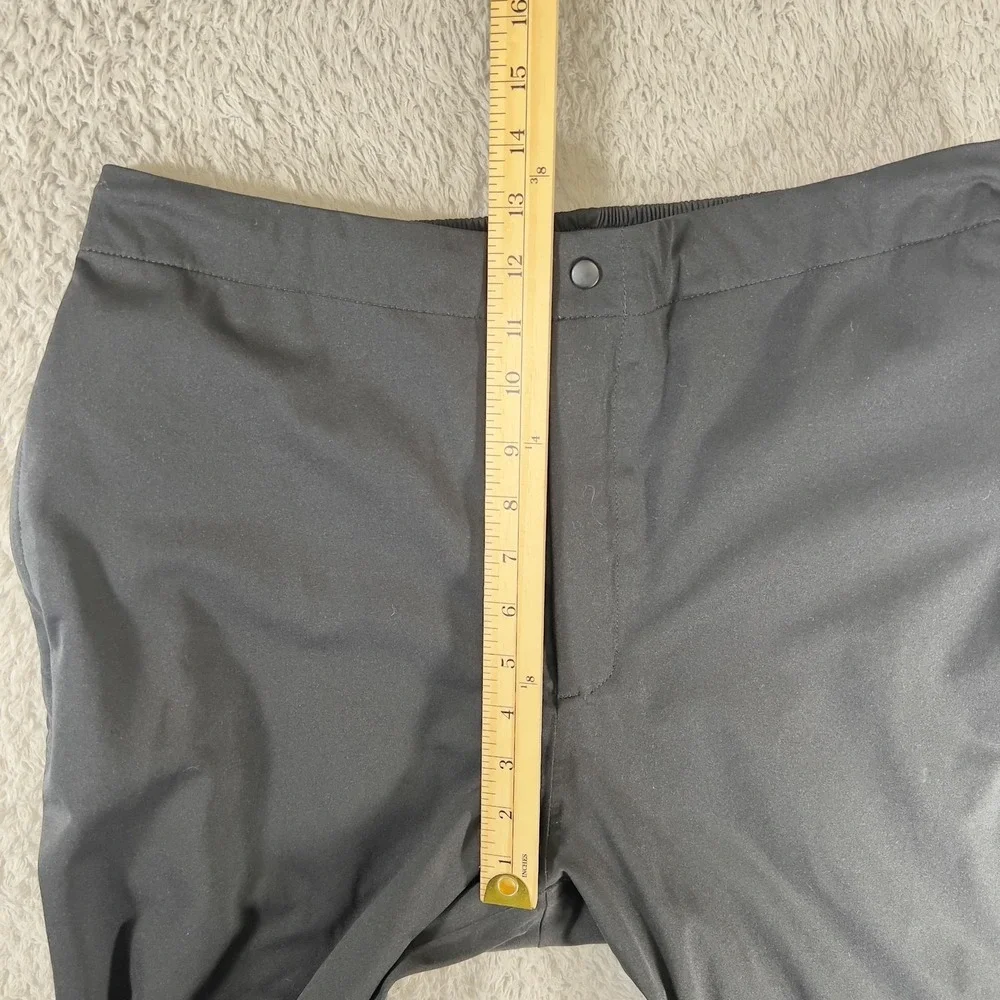 Nike Golf Storm Fit Rain Pants Mens L Black Waterproof Windproof Zip Cuff 267354